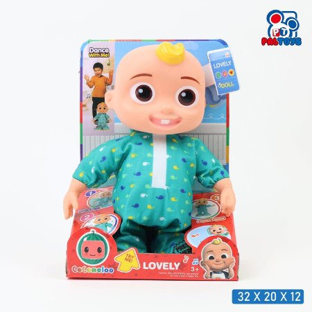 دمية كوكوميلون الراقصة مع موسيقى وإضاءة